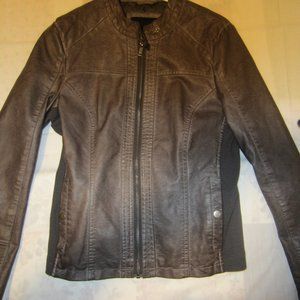 TEENS' SIZE MEDIUM(MAURICES) LIGHT WEIGHT BROWN JACKET